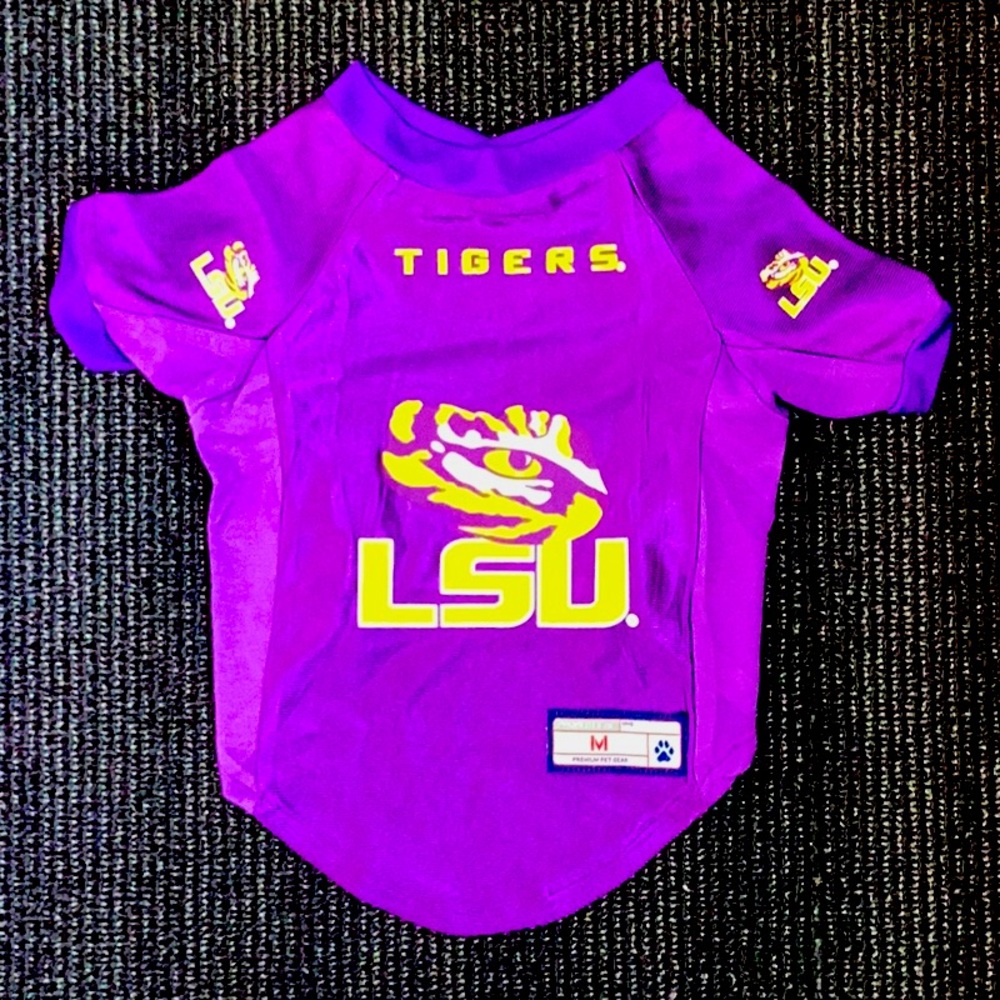 NCAA LSU Dog Jersey- never worn - Picture 1 of 1